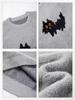 Trendy Unisex Cute Cat Pattern Soft Fluffy Knit Sweater - Warm Round Neck Long Sleeve for Couples
