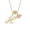 Dopamine 26-Letter Necklace: Light Luxury Collarbone Chain for Women