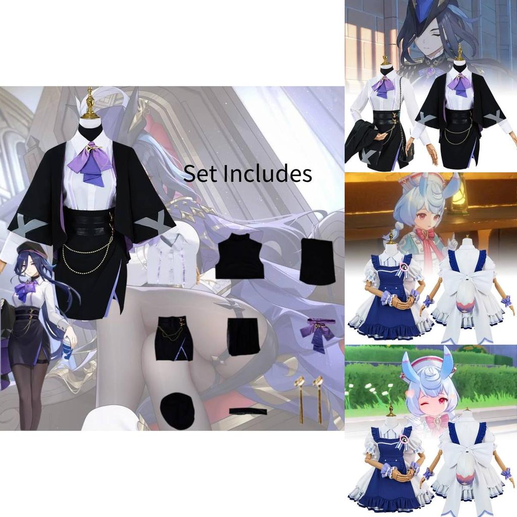 Stunning Genshin Impact Cosplay Outfit For Hu Tao And Klothilde With Accessories And Wigs For Anime Fans