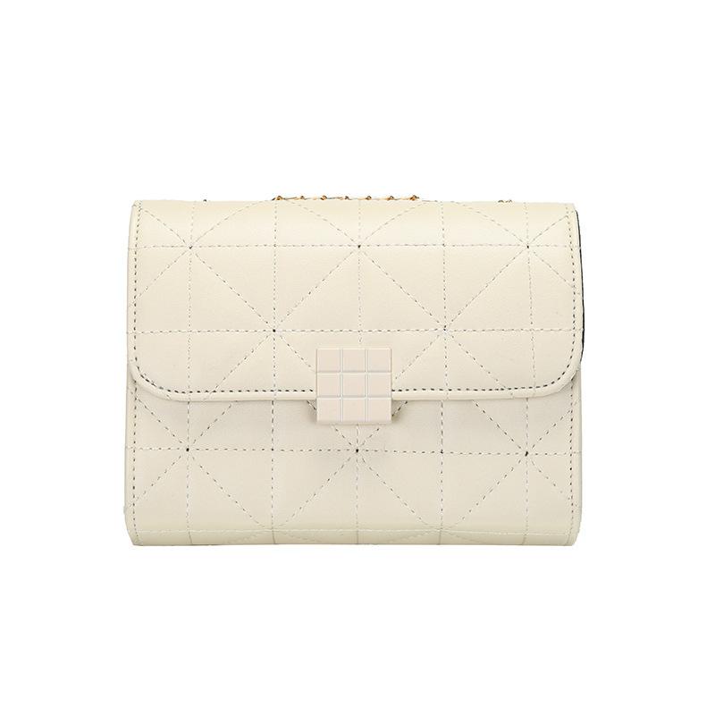 

Сумка-конверт ромбовидной формы с вышивкой в стиле Сяосянфэн, 2024 год, новая женская трендовая корейская темпераментная универсальная сумка через плечо белый