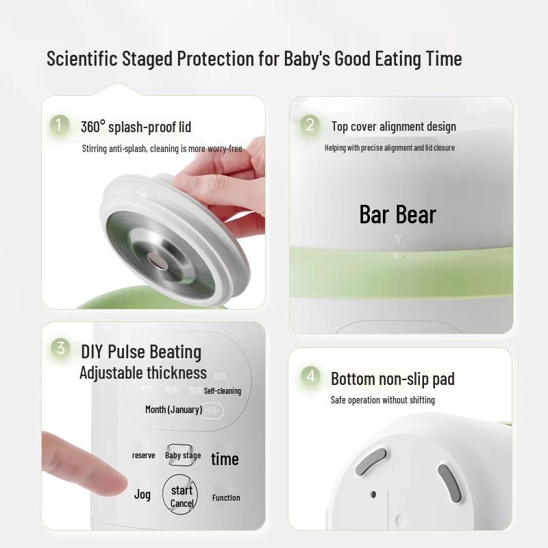 BEAR Robot culinaire multifonction pour bébé
