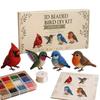 Kit d'Animaux 3D à Perles DIY Artisanat Perlé Fait Main Ensemble avec Instructions Kit Créatif de Fabrication de Bijoux pour Adultes Débutants Enfants