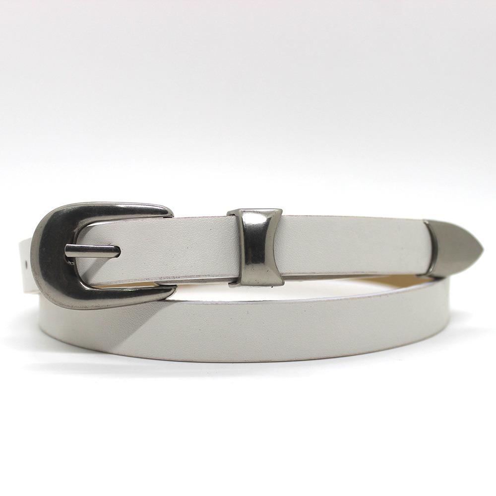 Korean Silver Buckle Belt Retro Waist Decoration Fashion Trouser Belt  Girl