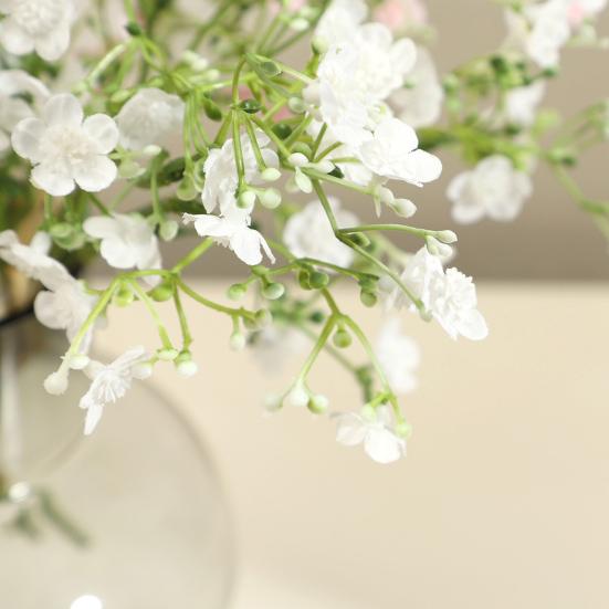 Real Touch Hydrangea Artificial Flowers Full Faux Hydrangea Flower with Stem Lifelike Large Fake Silk Flowers for Home Party Floral