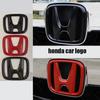 AAAME1 Car Modification Suitable for 10th Accord/Civic Black Red Front Logo Covered Rear Logo Steering Wheel Modification Decor