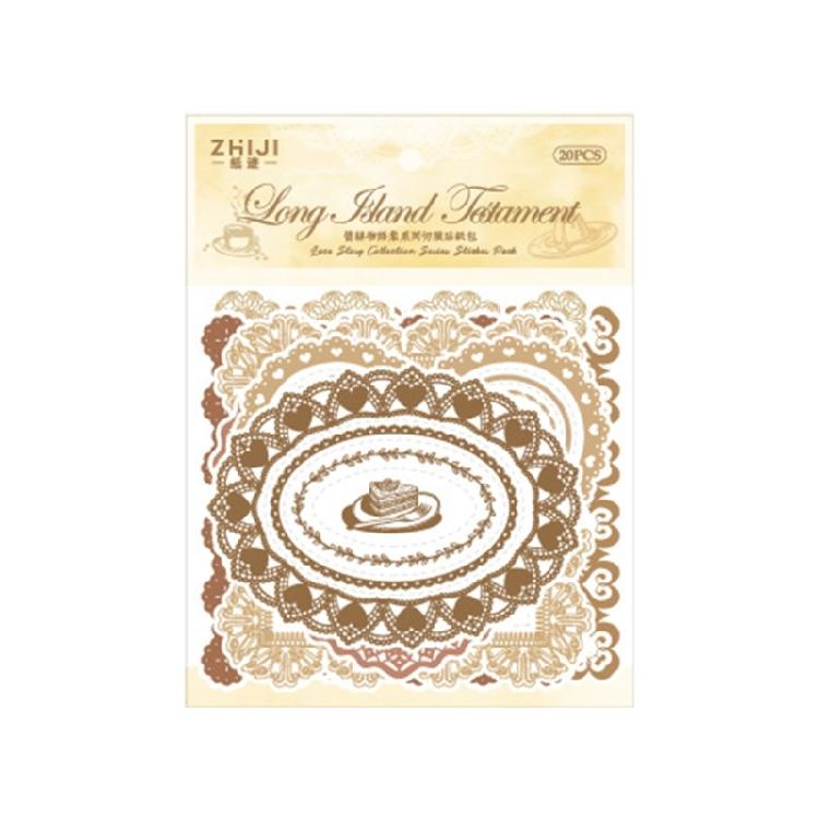 20 листов Пейзажная наклейка Канцелярская наклейка Наклейка для скрапбукинга Декоративная наклейка для фотокарточек Украшение для журнала