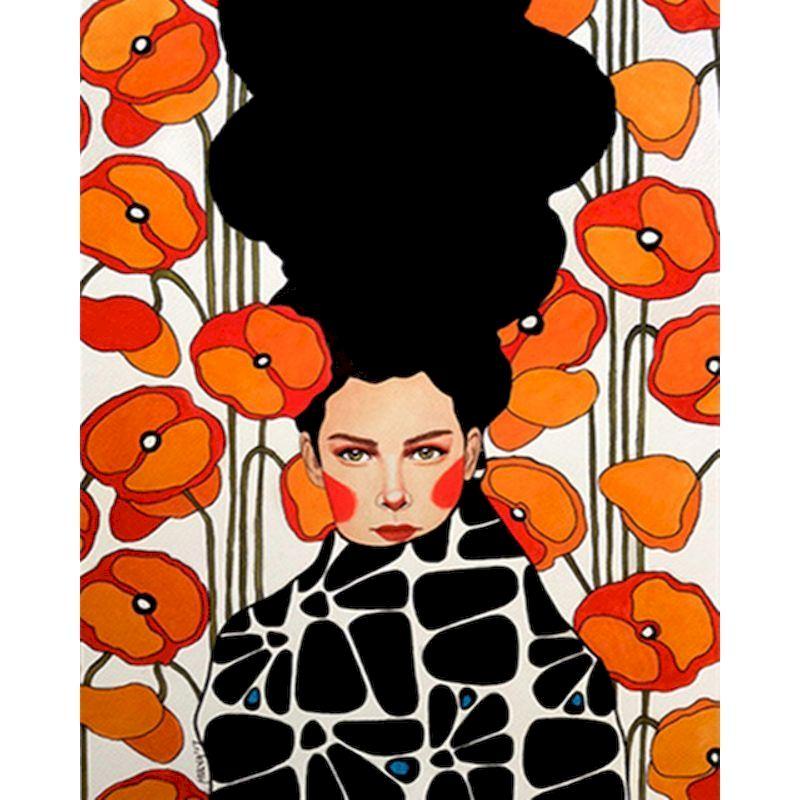 GATYZTORY 60X75cm Painting By Numbers Girl DIY Picture Paint By Number Figure Drawing On Canvas HandPainted Art Home Decor