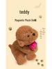 Cute Curly Teddy Dog Plush Toy - Lying Dog Pillow & Sleep Companion Gift