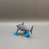Desk Decor Shark Figurine Toy 3D Printed Shark Meme Figurines  for Colleagues and Friends