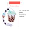 Baby Food Grade Silikon Perle Eis Beißring Schnuller Clip Kette Zahnen Spielzeug