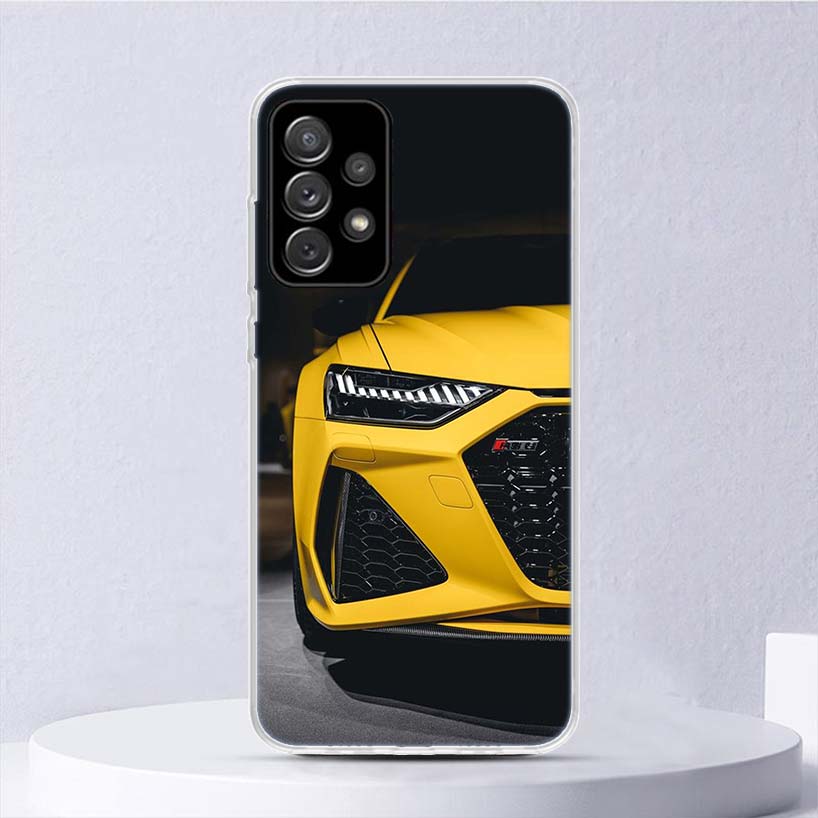 

Супер Автомобиль Для A-Audis R-S Sport Мягкий Чехол Для Samsung Galaxy A16 A26 A36 A56 A15 A14 A13 A55 A54 A53 Чехол Для Телефона A25 A35 A24 A34 Samsung A15