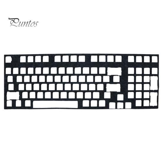 Cuscinetto in schiuma smorzante per tastiere silenziose, interruttori per tastiera, cuscinetto silenziatore per tastiera meccanica 60/84/87/96/104/660/980