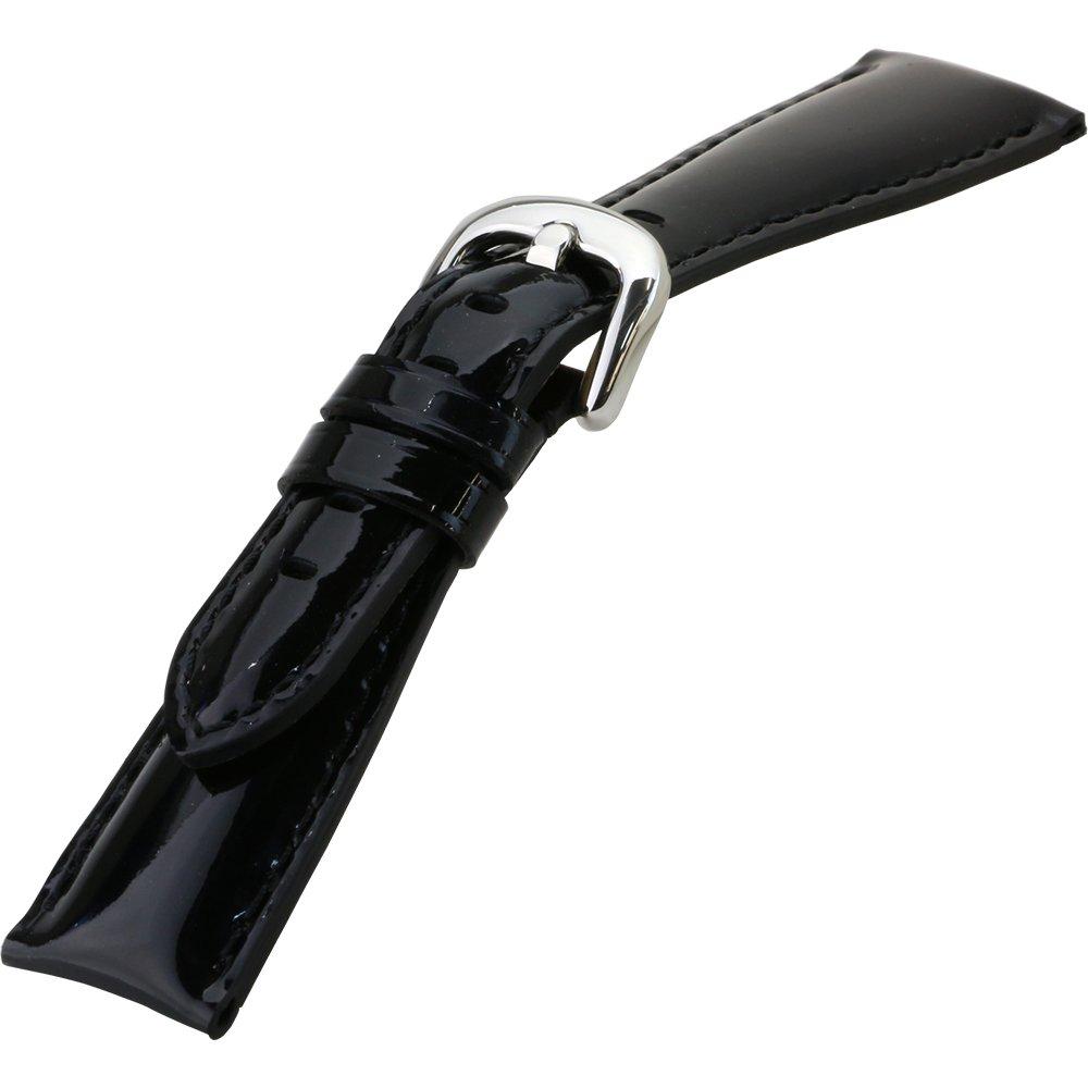 

CASSIS Gaga Milano exclusive cowhide replacement watch strap TYPE GGM D1003329 20mm Pearl Black [Cassis] (Type GGM)