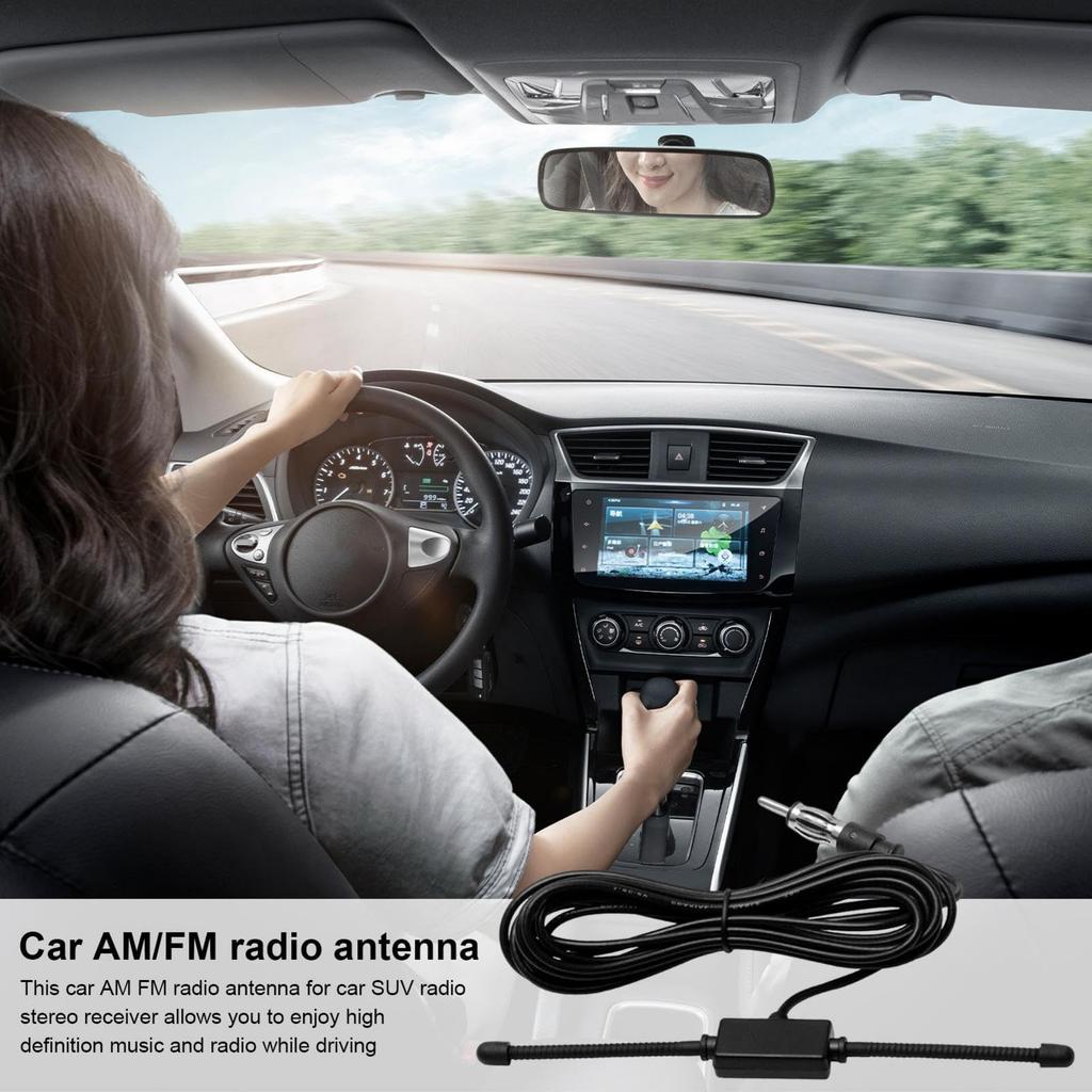 Car Antenna | Stereo FM AM Radio Alternative - Improves Signal Strength, Widely Compatible