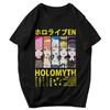 Herren T-Shirt Hololive Charaktere Idol Showdown Einzigartig Y2K Grafik Anime Unisex Oberteile T-Shirts