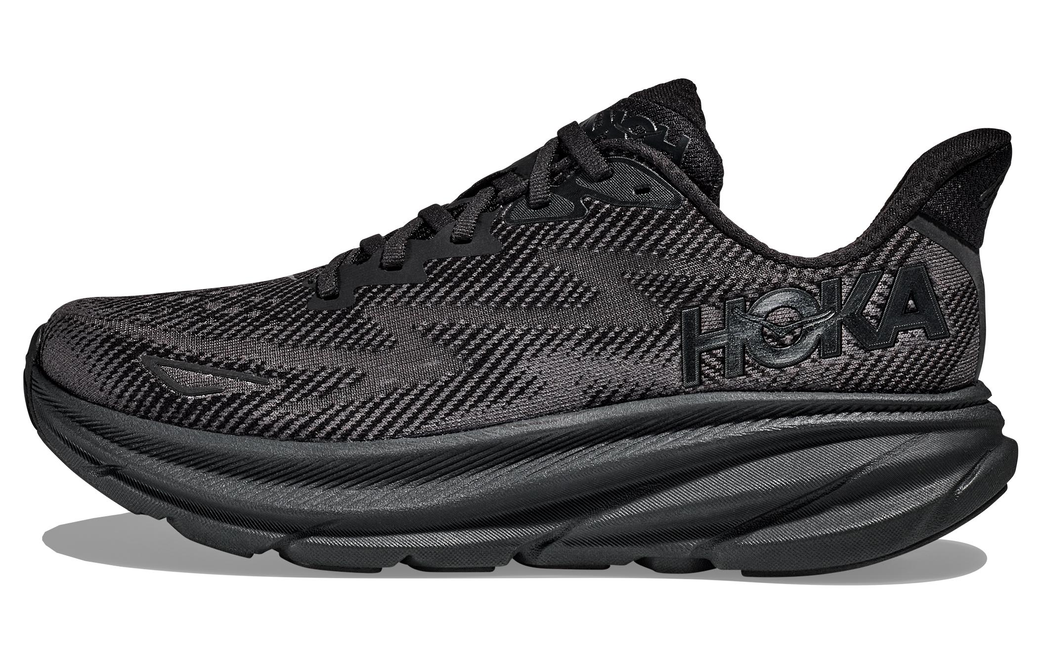 HOKA ONE ONE Clifton 9 Triple Black Women s 1127896-BBLC 38