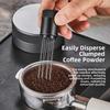 Magnetic Coffee Espresso Stirrer 8 Needles Anti Slip Handle Italian Coffee Cloth Powder Needle Stainless Steel Portable
