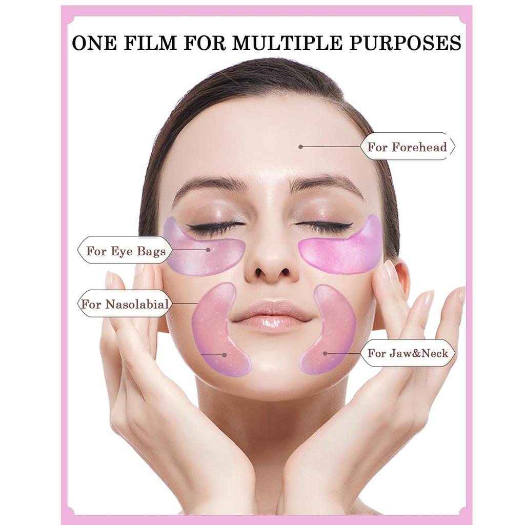 20 Pairs Lip Mask & Eye Mask,Crystal Gel Eye Pads Nourishes the Lip Patches for Skin Care Spa Daily Moisturizing Eye Patches for Puffy Eyes