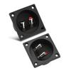 2 Pcs Speakers Terminal Box Push Spring Type 2 Binding Post Cable Connector Acoustic Components