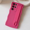 Applicable to Samsung s25 mobile phone case, new big wave wristband s22 personalized bracket a04 anti-drop a13 liquid case
