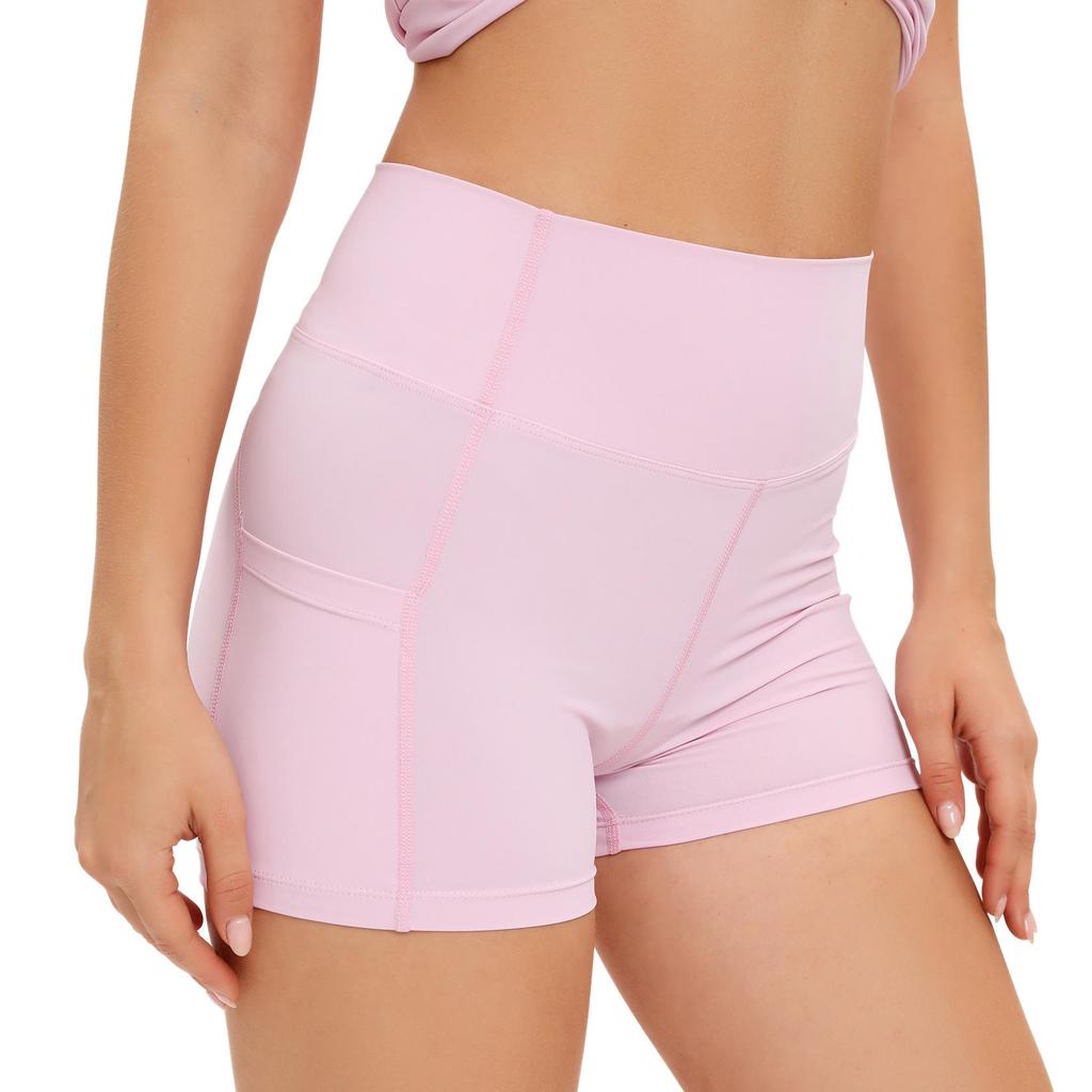 Women's Quick-Dry High-Elastic Hip-Lifting Yoga Shorts