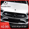 Car Sticker New 2026 For Benz AMG Car Flat Hood Emblem Sticker Front Badge Logo Decor Accessories For Mercedes Benz AMG W206 W22