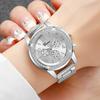 Fashion Rhinestone Women Watches Ladies Alloy Band Arabic Dial Analog Quartz Wrist Watches