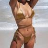 2024 European & American Style Triangle Strappy Bikini - Sexy Women's Swimsuit