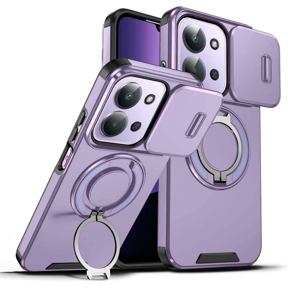 For Xiaomi Redmi 15C 4G 171mm Case Ring Holder Shockproof Armor Case For Redmy 15C 15 C Redmi15C 4G Lens Protect Cover