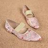 Fashion National Style Embroidered Mary Jane Shoes Women's 2025 Spring New Soft-soled Chinese Flat Single Shoes