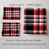 Bold Plaid Design. Bedding Duvet Cover Sets Duvet Covers Pillowcases Gifts (1 * Duvet Cover 2 * Pillowcases, Without Duvet Insert)