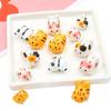 Ceramic Vertical Hole Hand-painted Beads Loose Spacer Charms for DIY Bracelet Necklace Jewelry Making Accessories