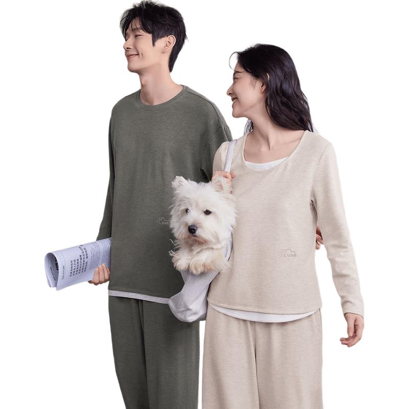 Jingyun Women s Merino Blend Soft Lounge & Sleep Set L