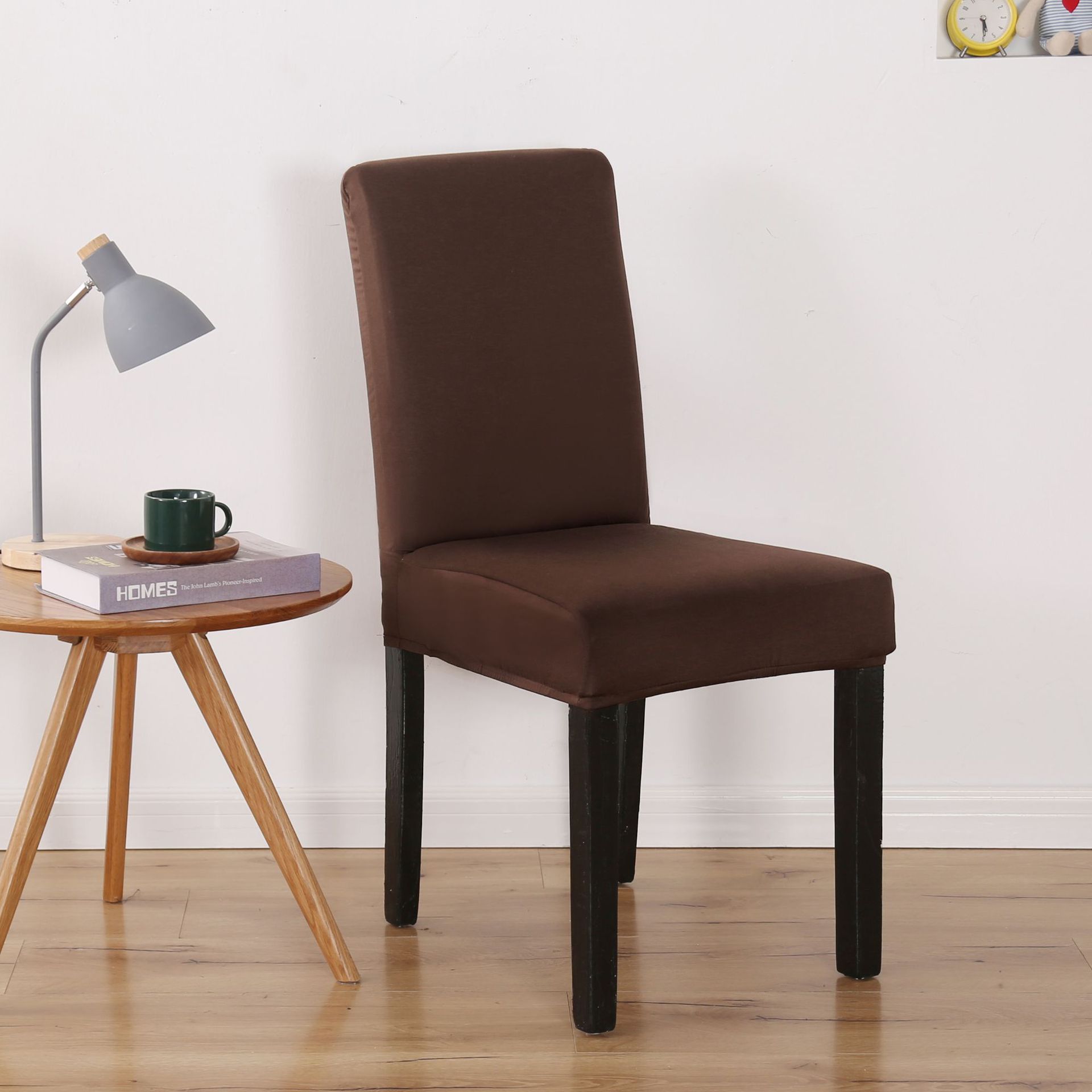 

Solid Color Elastic Chair Cover Banquet Restaurant Plain Dirty Anti-dirty Seating Cover Dust Resist Chair Case Durable 35*38*38cm