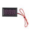 DC 5-120V 2-wire 3-digit Voltmeter 0.56 Inch LED Voltage Detector Electrician Measuring Tools