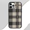 Plaid Fashion Phone Case Mobile Suitable For Apple 17 Air 16 PRO MAX 15 14 13 12 11 Patch Black Hard Shell