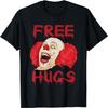 Free Hugs Halloween Evil Killer Scary Clown Horror Gift T-Shirt