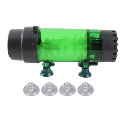 Aquarium Fluidized Bed Filter Double Filtration Prevent Clogging Upgraded Bubble Bio Media Filter for Aquarium Fish Tank