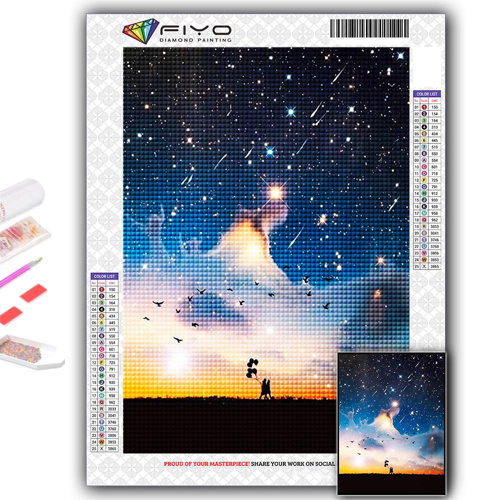 Full 5D Diy Diamond Painting Moon Art 5D Diamond Painting
