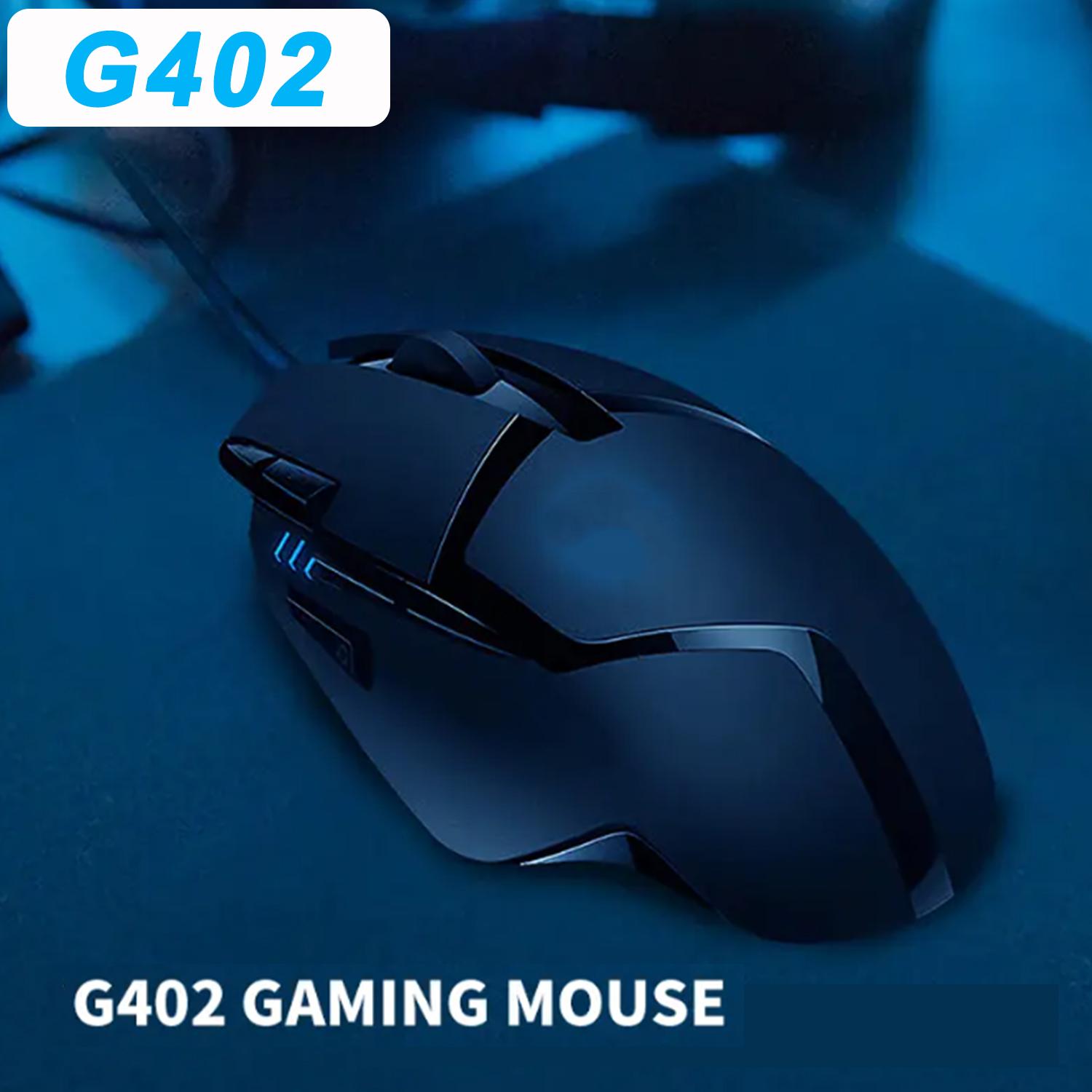 

Wired G402 Gaming Mouse - FPS Optimized, Perfect for CS, LOL & Competitive Gaming Bundle 1