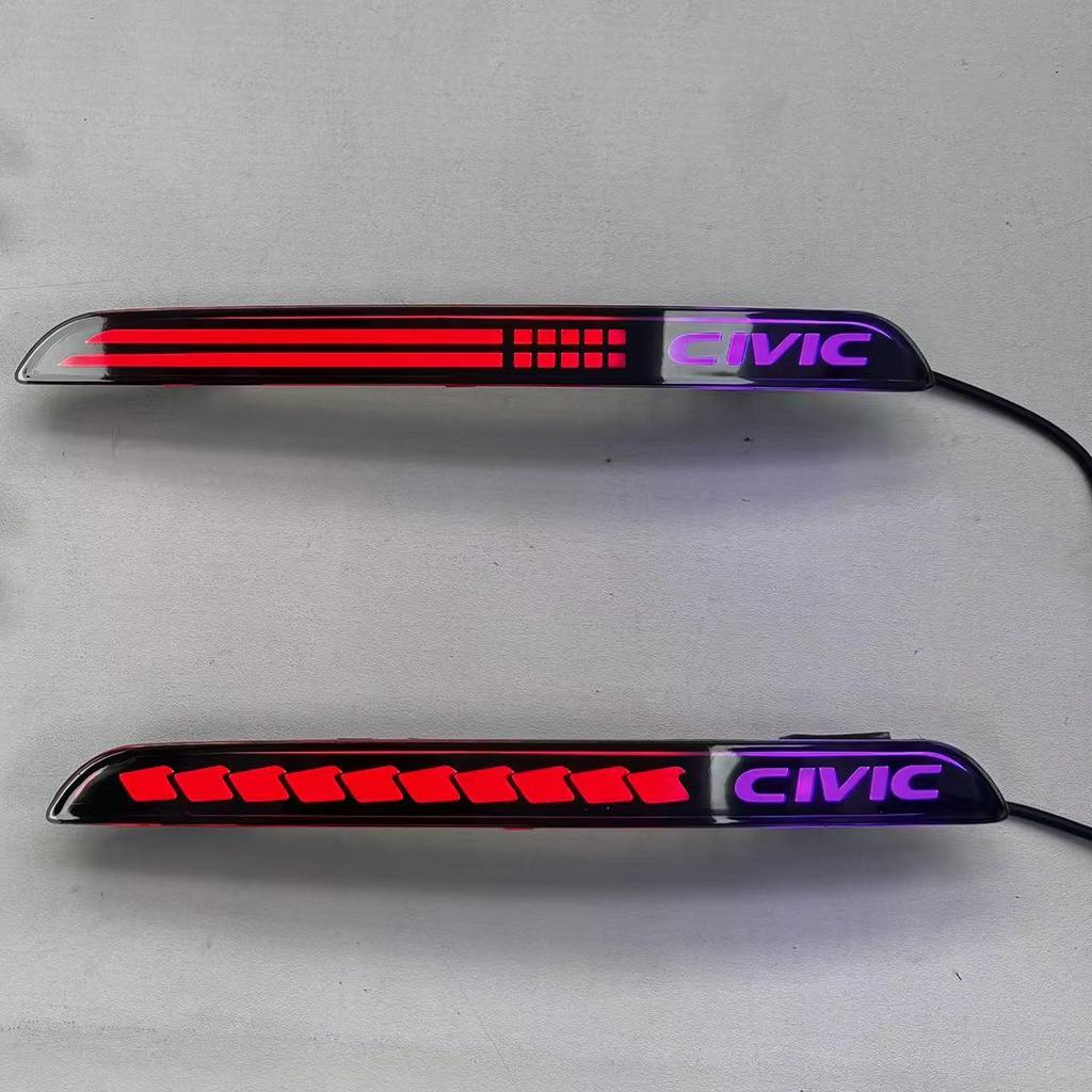 22-model Honda 11th Gen Civic Type R Dragon Scale Rear LED Sequential Turn Signal.