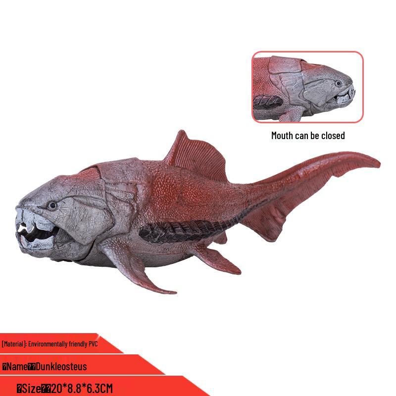 Dinosaur & Ancient Marine Life Model Toy Set: Mosasaur & Dunkleosteus