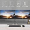 Bracwiser Monitor Dual Display Compatible with Inch LCD 10kg Weight Capacity VESA ML7442 Arm, Stand, Freestanding, 13-32 Monitors, (1 Monitor),