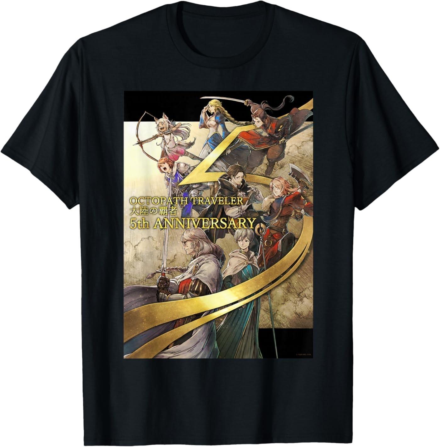 OCTOPATH Traveler: COTC - 5th Anniversary T-Shirt S разноцветный