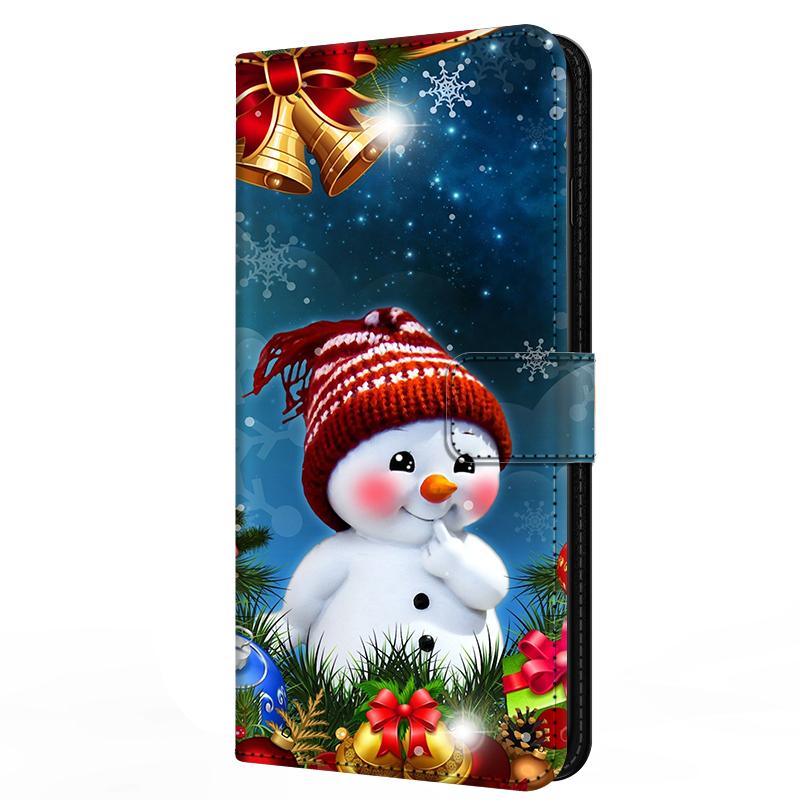 Wallet Cover For Oppo A5 4G 5G Case A5i Pro A5m Flip Stand Book Magnetic Leather Case For Oppo A5x 4G 5G Christmas Cases A 5x