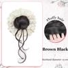Synthetic Hair Tie Wig Lace Hair Rope Hairpiece Elegant Wig Hairband  Women