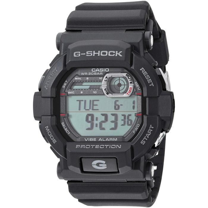 Casio Men's 'GSHOCK' Quartz Stainless Steel & Resin Watch, Black (Model: GD-350-1CR)