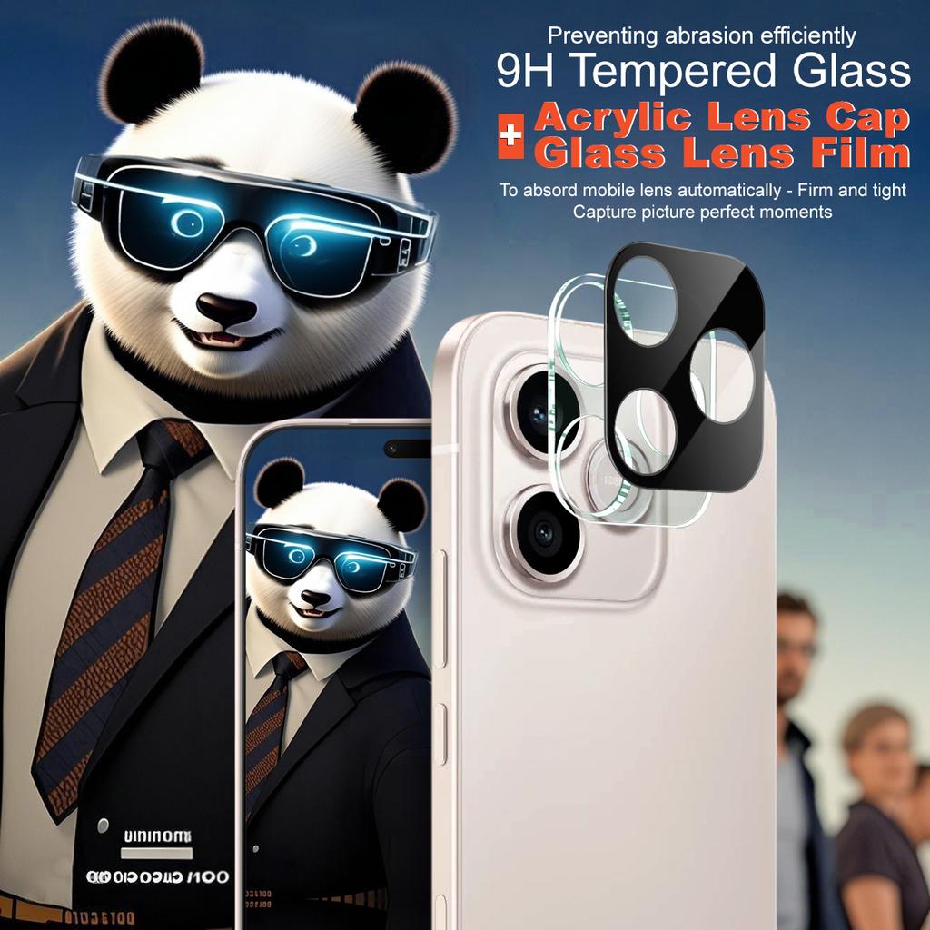 For Honor 600 Lite 5G Glass IMAK High Definition Integrated Glass Lens Film Black Version