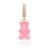 CRYSTAL HAZE BEAR-BUBBLEGUM-PAVE Charm