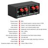 LYNEPAUAIO 150W 14AWG Desktop Passive Speaker Volume Control Box Amplifier Speaker Volume Adjustment with Separate Left